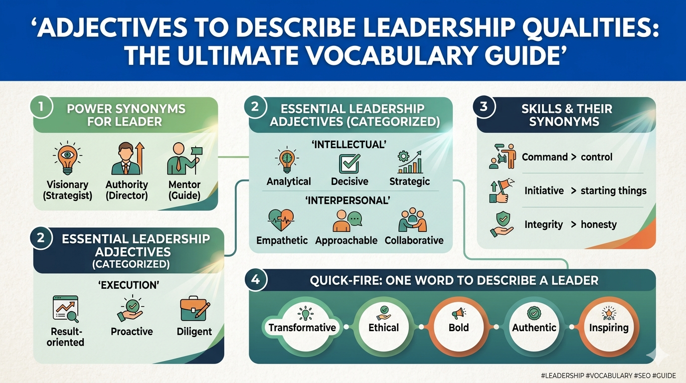 Adjectives to Describe Leadership
