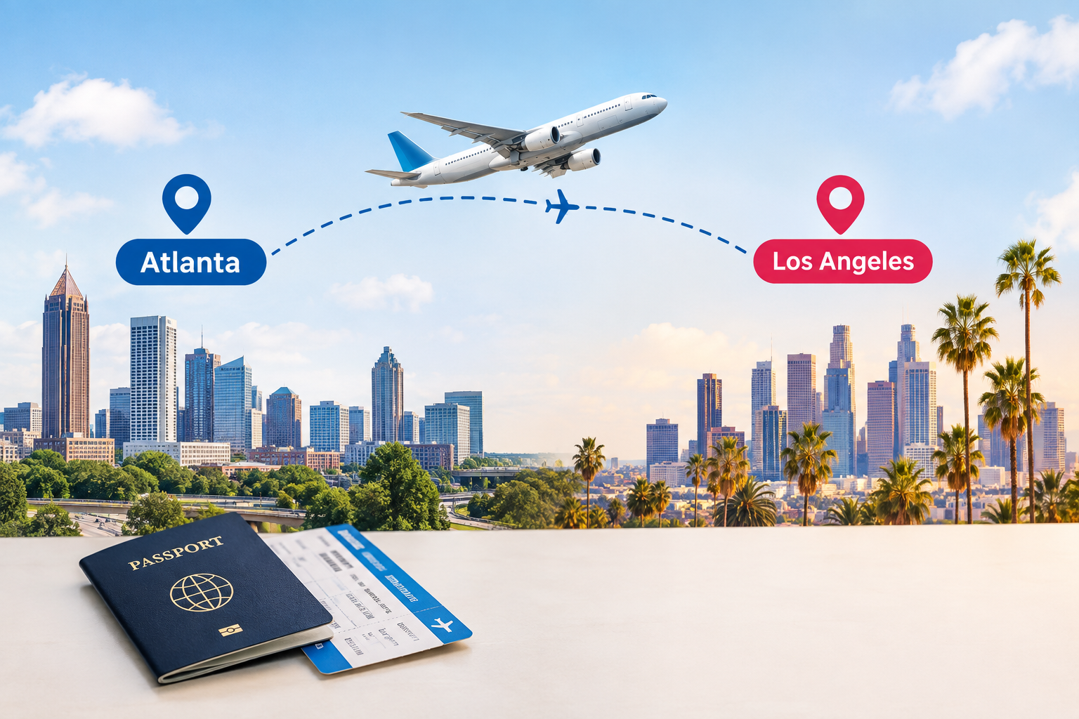 Atlanta to Los Angeles Flights
