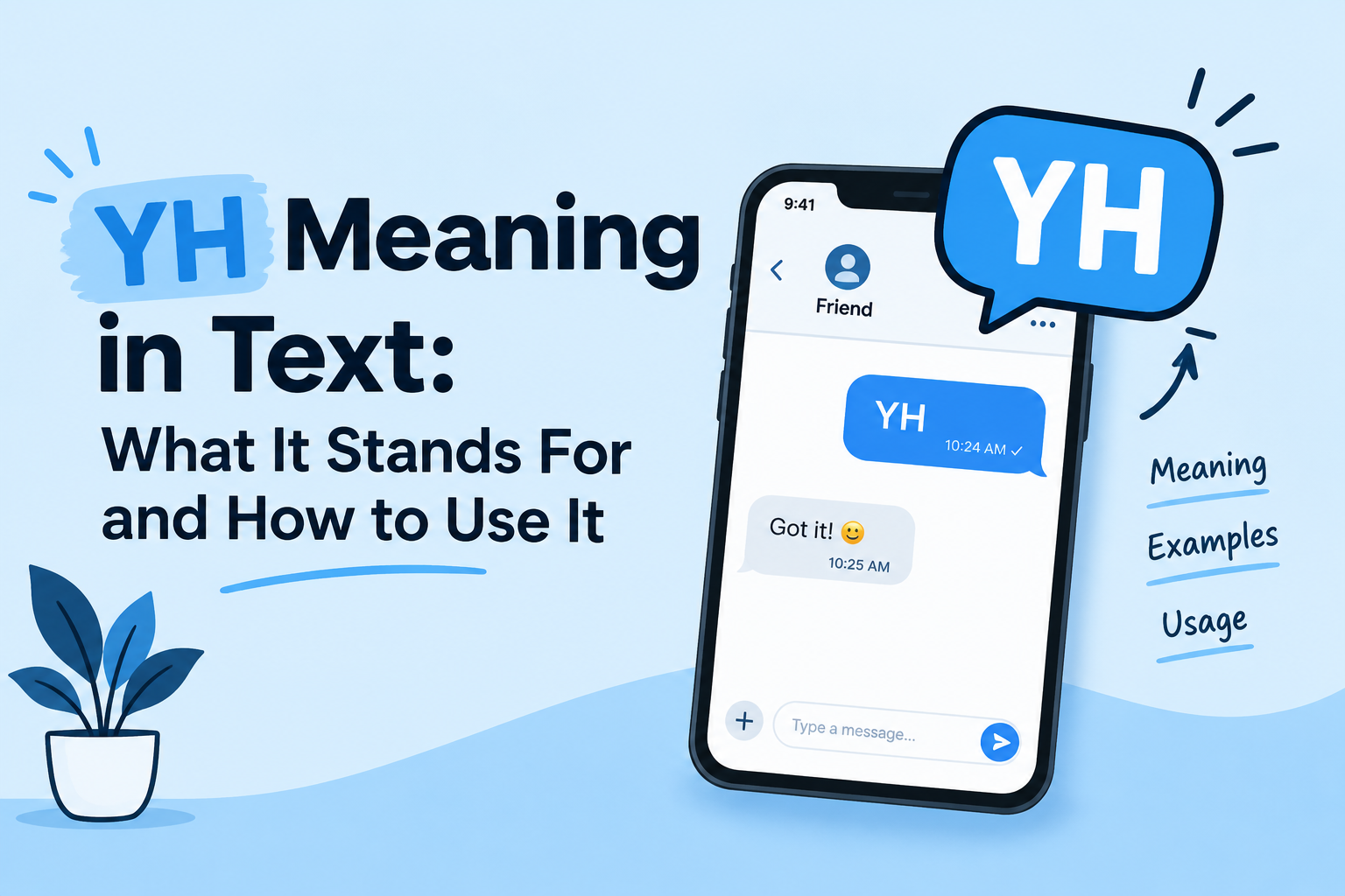 yh meaning in text