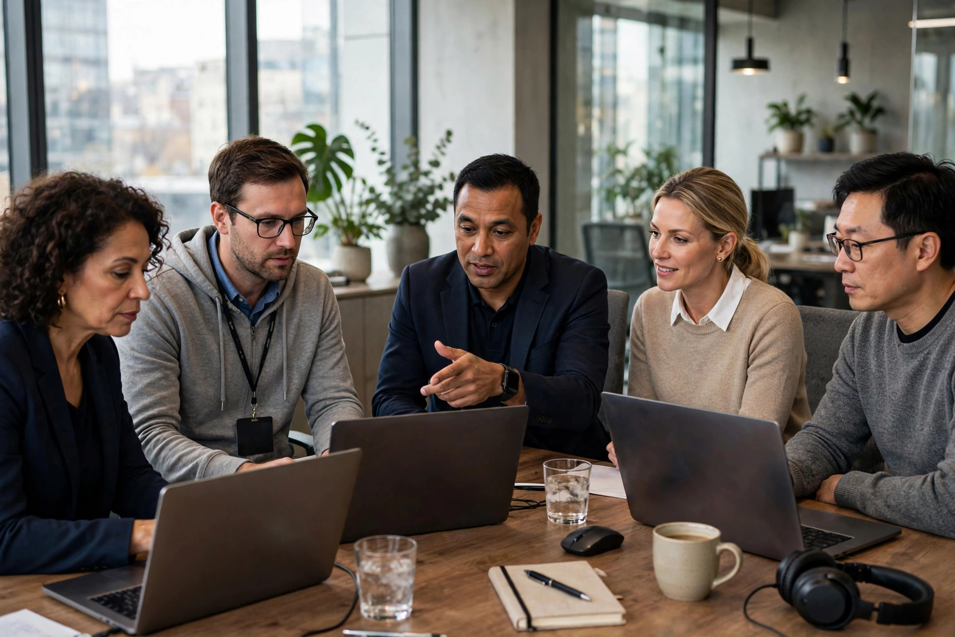 How to choose an IT partner that actually delivers: IT specialists supporting a business team in an office